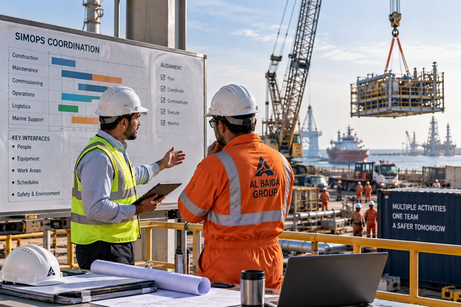 SIMOPS for Oil & Gas operations in Qatar