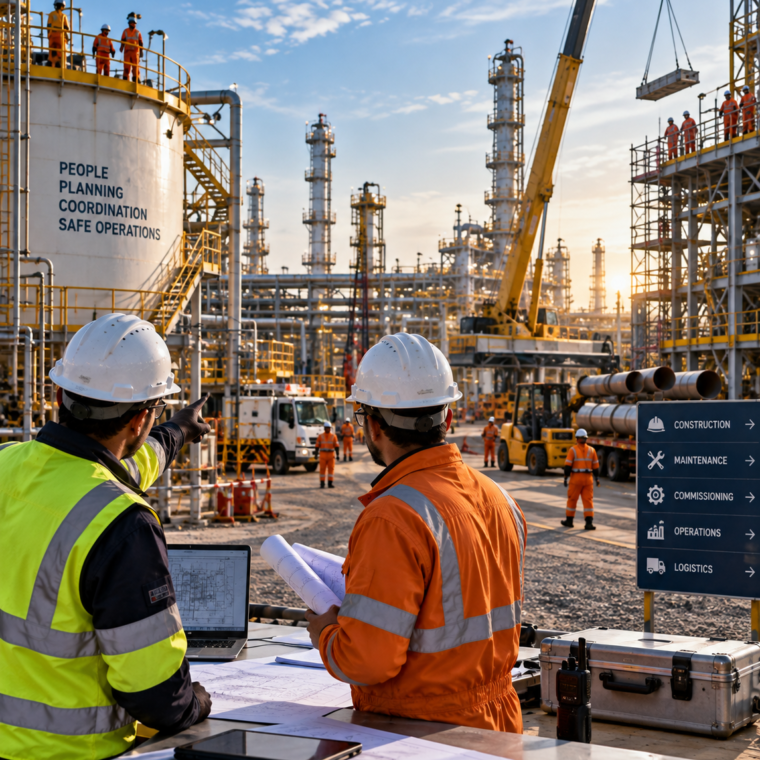 SIMOPS simultaneous operations at an Oil & Gas facility in Qatar
